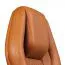 Apolo 65 Premium Ergonomic Office Chair | Caramel Leather, Chrome Base, Headrest, Adjustable Height, 3-Point Tilt, 120 kg Capacity
