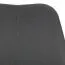 Apolo 113 Shell Chair with Castors | Black/Chrome | Soft Upholstered Cover | Adjustable Height | Modern Swivel Design