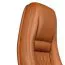Apolo 68 Ergonomic Executive Chair | Brown & Chrome | Genuine Leather | Lush Upholstery | Adjustable Comfort
