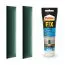 Upholstery Panels Set of 10 | Dark Velour | 60 x 15 cm | Easy-Clean Surface