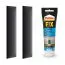 Upholstery Panels Set of 10 | Black Velour Cover | 60 x 15 cm | Easy to Clean | Stylish Wall & Bench Upgrade