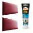 Upholstery Panels Set of 10 | Red Imitation Leather | 70 x 30 cm | Easy-Clean & Stylish
