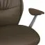 XXL Apolo 25 Office Swivel Chair | Brown Genuine Leather & Chrome | Wide Backrest & Seat | 120 kg Capacity