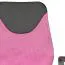 Children's and youth desk chair Apolo 93, color: pink / black, with durable mesh cover