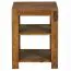 Very Small Solid Sheesham Wood Shelf | 2 Compartments | 60 x 44 x 44 cm | Handmade Design