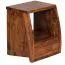 Sheesham Solid Wood Bedside Table | Unique Grain | 53 x 45 x 40 cm | Handcrafted | Ample Storage