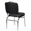Vintage Diner Dining Chair | Black/White/Chrome | Upholstered Seat & Backrest | 120 kg Capacity