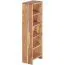CD Shelf for Approx. 100 CDs | Sheesham Finish | Unique Wood Grain | 90 x 30 x 17 cm | 5 Compartments | Solid Acacia