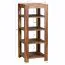 Small Sheesham Solid Wood Shelf | 4 Compartments | 105 x 44 x 44 cm | Assembled | Handmade