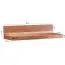 Handmade Wall Shelf | Solid Acacia Wood | Unique Grain | 17 x 80 x 23 cm | Modern Design