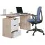Practical Desk Sonoma Oak / White | 76 x 53 x 120 cm | Ample Storage | Modern Design