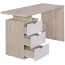Practical Desk Sonoma Oak / White | 76 x 53 x 120 cm | Ample Storage | Modern Design