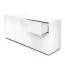 Beldran Chest of Drawers / Sideboard | White UV High-Gloss Finish | Push-to-Open | 3 Drawers | 2 Doors | 2 Compartments | 180 x 43 x 87 cm