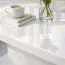 Statura Coffee Table | Color: High-Gloss White | Extra-Thick Tabletop | UV-Coated | 100 x 60 x 50 cm | Sofa Table | Sturdy & Easy to Clean