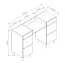 Claritha Vanity | Color: Cashmere / Livorno Oak Finish | 6 Drawers | Includes Mirror | Vanity | Bedroom | Elegant & Modern