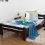 Youth bed "Easy Premium Line" K4, solid beech wood, clearly varnished - 120 x 200 cm 