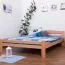 Youth bed "Easy Premium Line" K4, solid beech wood, clearly varnished - 180 x 200 cm