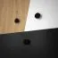 Wall cabinet Sirte 13, Colour: Oak / White / Black matt - Measurements: 41 x 120 x 32 cm (H x W x D)