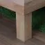 Futon Bed Solid Wood | Oiled Beech Heartwood | Modern Design | 120 x 200 cm
