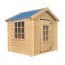 Playhouse Happy Park Blue - 1.05 x 1.05 meters made from 13 mm block planks