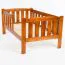 Children's Bed | Junior Bed Solid Pine Wood | Oak Colour 96 | Slatted Frame Included | 90 x 160 cm