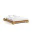 Single Bed / Guest Bed Tasman 02 | Solid Oiled Wild Oak | 90 x 200 cm Lying Surface | Premium Craftsmanship