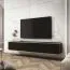 Large Black TV Cabinet Horsham 05 | 3 Tilting Compartments | 30 x 175 x 32 cm | Modern Design