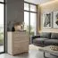 Chest of Drawers Lorengau 02 | Sonoma Oak Finish | 90 x 80 x 40 cm | 4 Spacious Drawers