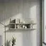 Suspended Wall Shelf Pamulang 13 | Sonoma Oak Finish | 62 x 120 x 25 cm | Modern Floating Rack