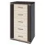 Chest of Drawers Aitape 39 | Dark Sonoma Oak & Light Sonoma Oak | 105 x 60 x 40 cm | 5 Drawers