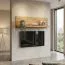 Vanimo 01 Suspended Rack | Wall Shelf | Oak Finish | 52 x 140 x 38 cm | Space-Saving Storage