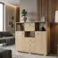 Rabaul 05 Chest of Drawers | Sonoma Oak Finish | 126 x 130 x 40 cm | Modern Storage Solution