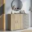 Chest of Drawers Ciomas 10 | Sonoma Oak & Grey | 104 x 130 x 40 cm | Modern Storage Dresser