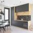 Kitchen Wall Cabinet | 1 Door | 60 x 57.8 x 36 cm | Push-to-Open | Handle-less Front | Matterhorn 29 | Artisan Oak / Gray