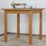 Solid Pine Wood Table | Rustic Alder Finish | Junco 233B Square | 75 x 75 cm