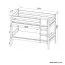 Children's bed / Bunk bed Niklas 01, solid wood, Colour: White - Lying surface: 90 x 190 cm (w x l)