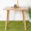 Solid Oak Dining Table Aurornis 70 | Natural Finish | 80 x 80 cm | Modern Design