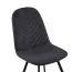 Elegant Maridi 244 Chair | Anthracite | 89 x 45 x 55 cm | Soft Fabric | High Comfort | Decorative Stitching