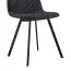 Elegant Maridi 244 Chair | Anthracite | 89 x 45 x 55 cm | Soft Fabric | High Comfort | Decorative Stitching