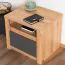 Bedside Table Faleula 11 | Oak / Grey | 45 x 50 x 43 cm | Modern Nightstand with Drawer