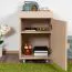 Skalle 13 Youth Bedside Cabinet | Light Brown | 62 x 39 x 46 cm | Modern Design, Mobile, Adjustable Door