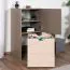 Skalle 15 Chest of Drawers for Teens | Brown / Light Brown | 94 x 47 x 49 cm | Modern Storage