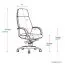 Tamest 116 Swivel Chair | Black | Adjustable Height 120-128 cm | Chrome Base | 63 x 72 cm