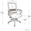 Tamest 118 Swivel Chair | Black | Adjustable Height 95-105 cm | 57 x 57 cm Space-Saving Office Seating