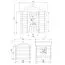 Playhouse Happy Park Blue - 1.05 x 1.05 meters made from 13 mm block planks