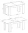 Extendable dining table Totnes 03, Colour: Oak riviera - Measurements: 75 x 140 - 180 x 80 cm (H x W x D).