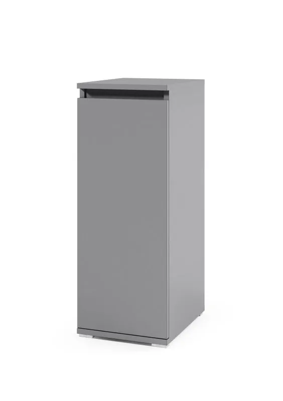 Chest of Drawers for Zapopan 03 Wardrobe | Graphite | 88 x 30 x 40 cm | Variable Door Hinges | 3 Compartments