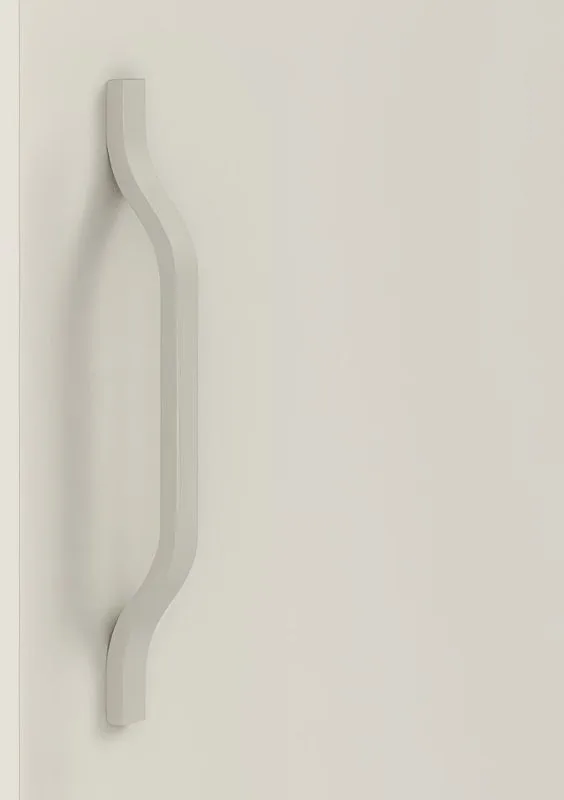 Metal handles for top unit for closet Edegem 03 | color: cashmere