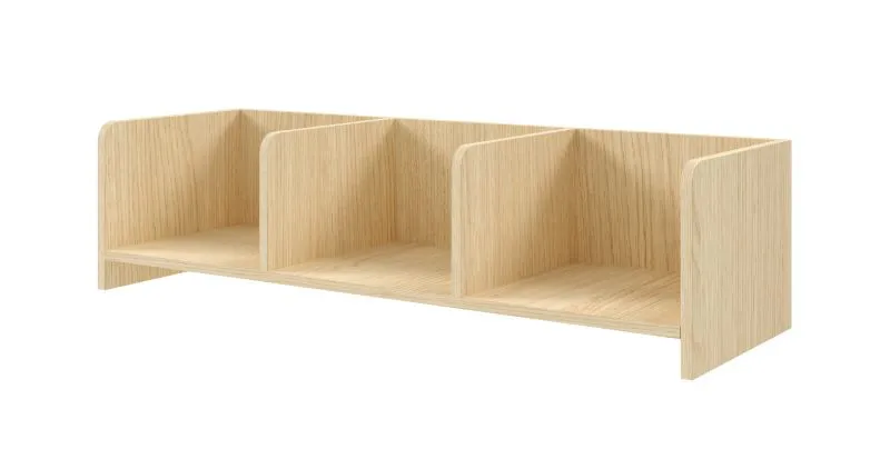Wall shelf | color: Mavelie oak | 103 x 27 x 27 cm | simple design | high-quality workmanship| for living room