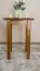 Side Table 003, pine wood, solid, oak finish - H75 -  Ø60 cm 